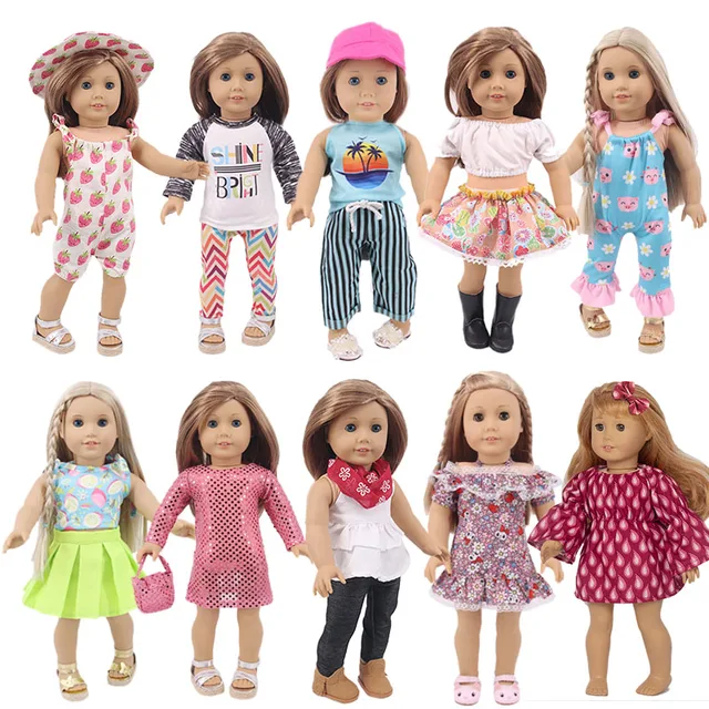 The Latest 10 Kinds Of Doll Clothes, For 43cm Bald Dolls And 18-inch American Dolls, The Best Gift For A Generation Of Girls 1