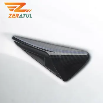 

Zeratul For Tesla Model 3 Model3 2016 - 2020 Carbon Fiber Side Markers Turn Signal Covers Side Camera Fender Overlay Direct