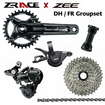 

ZEE SL-M640 + RD-M640-SSW + ZRACE HARDROCK Crankset BB83 + ZRACE Cassette + ZRACE Chains, 1x10-speed - 5kit Groupset
