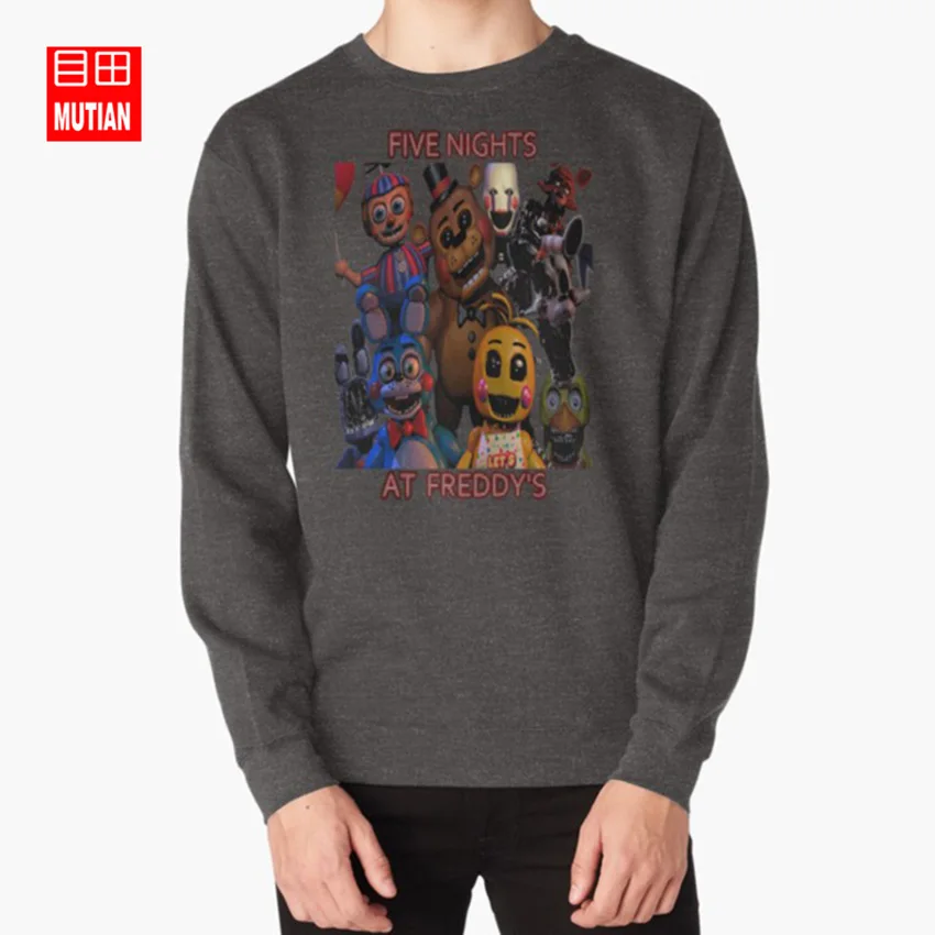 FNAF 2 АНИМАТРОНИКА толстовки кофты five nights at freddys Бонни и Чика Фокси воздушный шар мальчик mangle the mangle марионетта - Цвет: darkgrey-sweatshirt