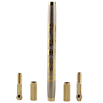 

Gold Double head Handmade Eyebrow Pen Semi-Permanent Embroidery Tattoo Machine High quality Eyebrow Pencils Makeup Tool