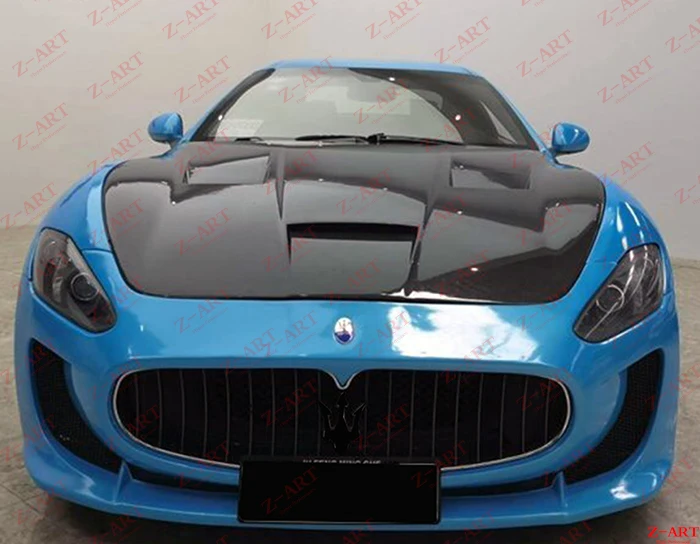 Z-ART капот двигателя из углеродного волокна для Maserati GT GC капот двигателя из углеродного волокна для Maserati Gran Turismo 2008- крышка двигателя