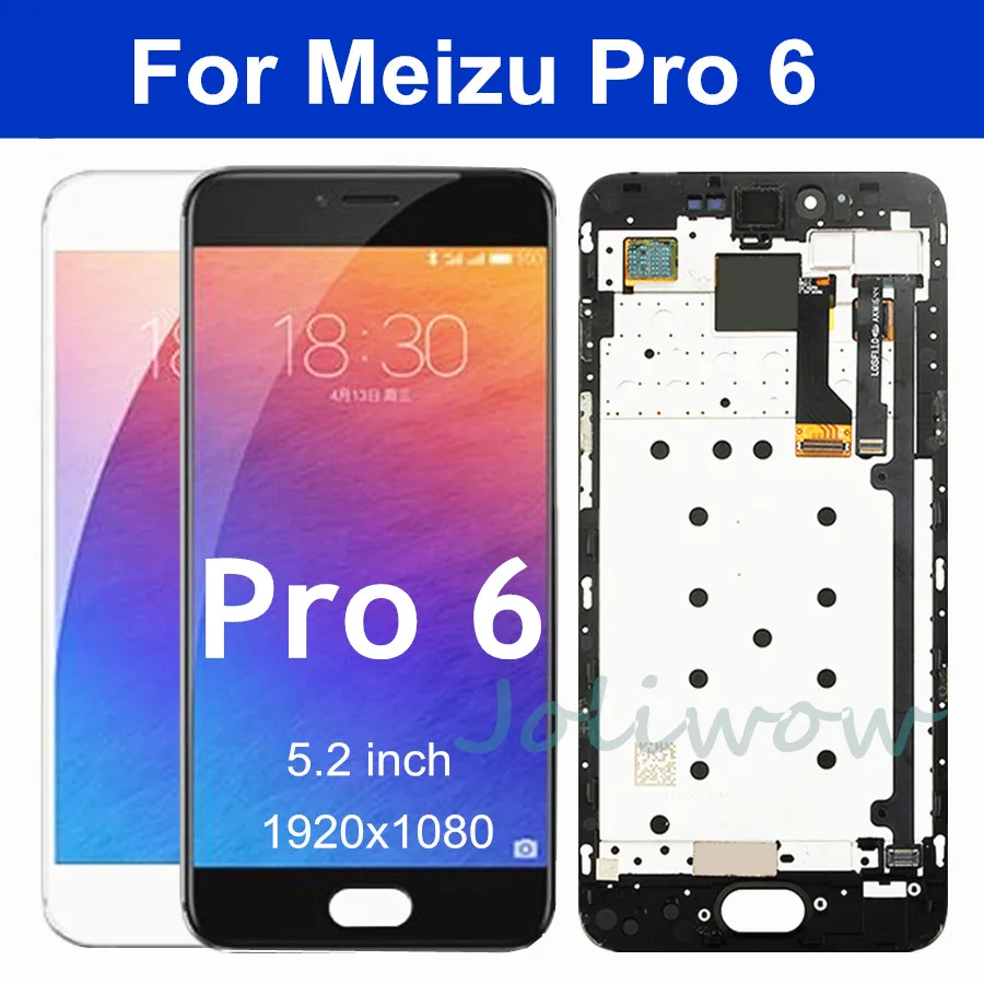 ЖК-дисплей 5 2 &quotTFT для Meizu Pro 6 M570M M570C M570Q экран + сенсорная панель дигитайзер рамка