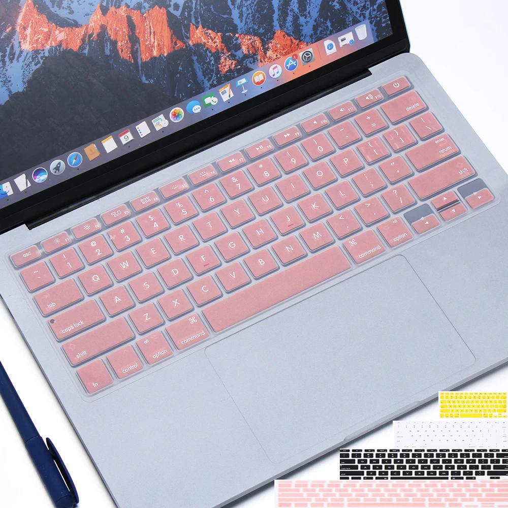 Colorful Soft Silicone Keyboard Cover Sticker Film Protector For Apple Macbook Pro Air 13" 15" 17" Computer Accessories-0