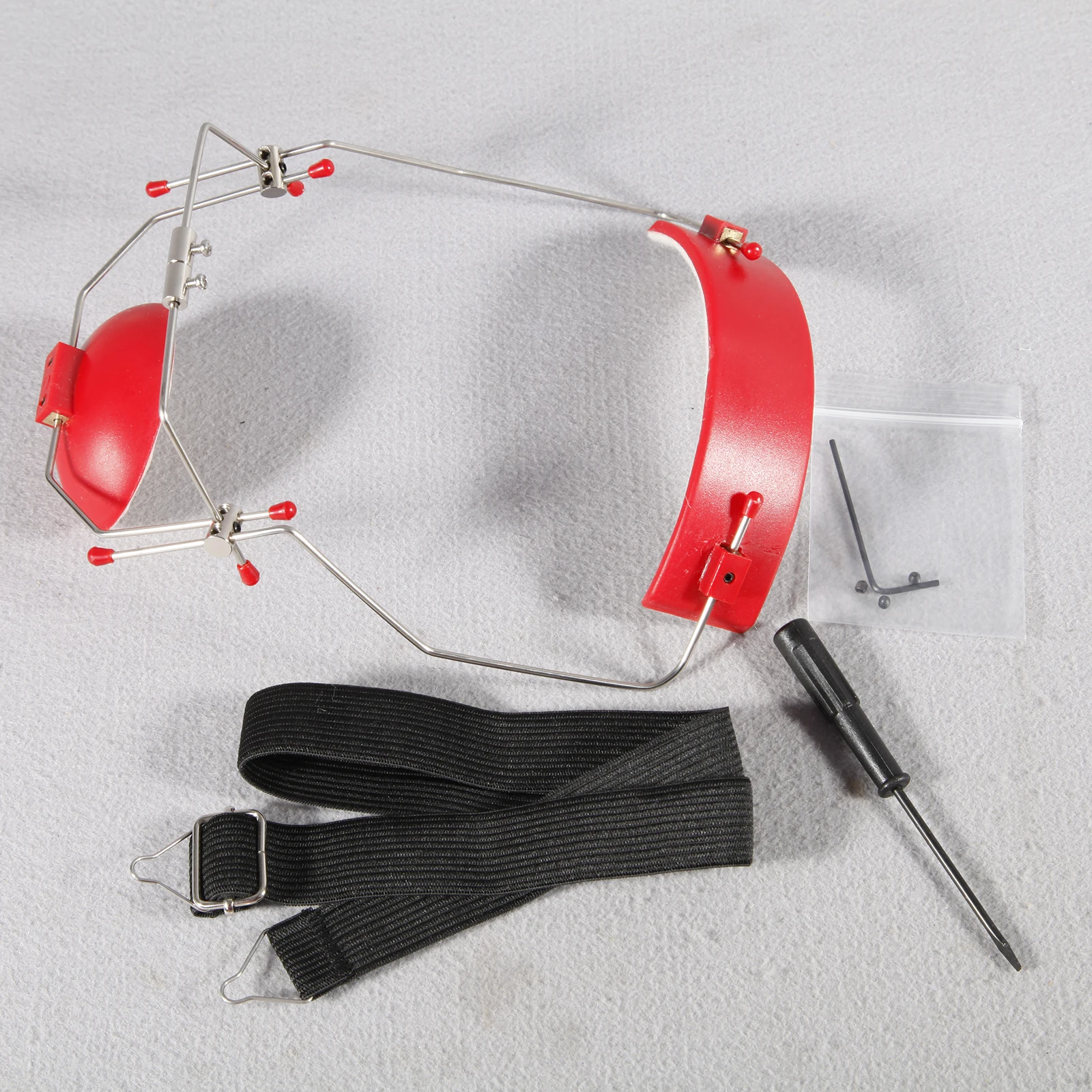 

Dental Orthodontic Adjustable Reverse-Pull Headgear Universal Instrument Red Color Tooth Face Protection High Quality