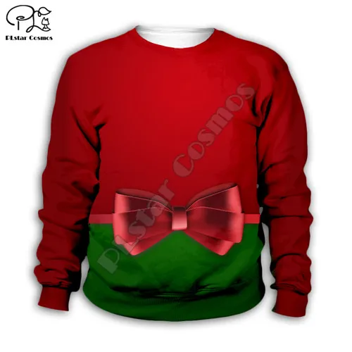Kids sweatshirts Для маленьких детей Веселый Рождественский костюм Санта-Клауса, Объёмный рисунок(3D-принт) толстовка с капюшоном в стиле мультфильма "молния пуловер Для мальчиков и девочек - Цвет: Kids sweatshirts
