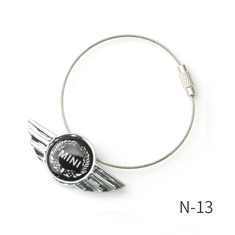 Украшение Брелок для MINI COOPER S F54 F55 F56 F57 F60 R55 R56 R57 R58 R59 R60 R61 брелок для ключей аксессуары для стайлинга ключей орнамент - Название цвета: N-13
