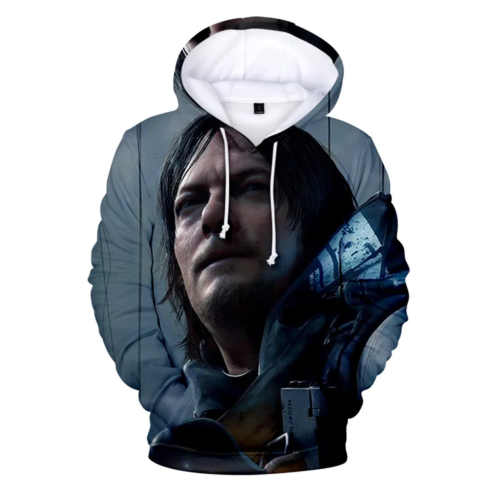 Новое поступление игр, толстовки с капюшоном с 3D принтом «Death Stranding», спортивный костюм для мальчиков, игровые худи для мужчин и женщин, Повседневная Уличная одежда, толстовки