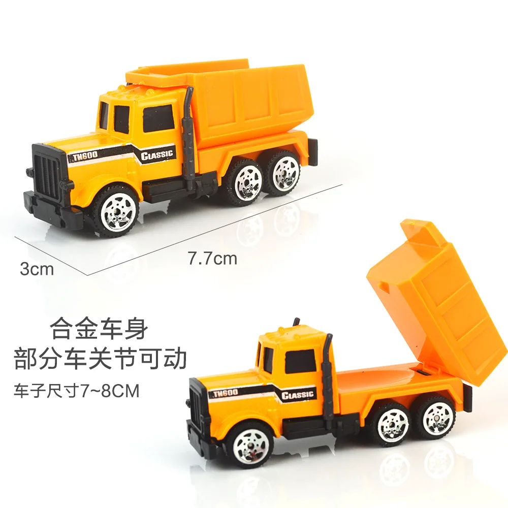 

Car Model Military Model Engineering Vehicle Set Sliding Alloy Car Model Metal Children Race Car Play