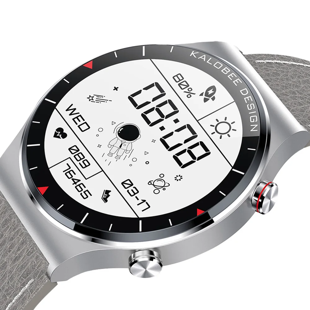 Смарт-часы мужские с поддержкой bluetooth поворотным меню и сенсорным экраном |