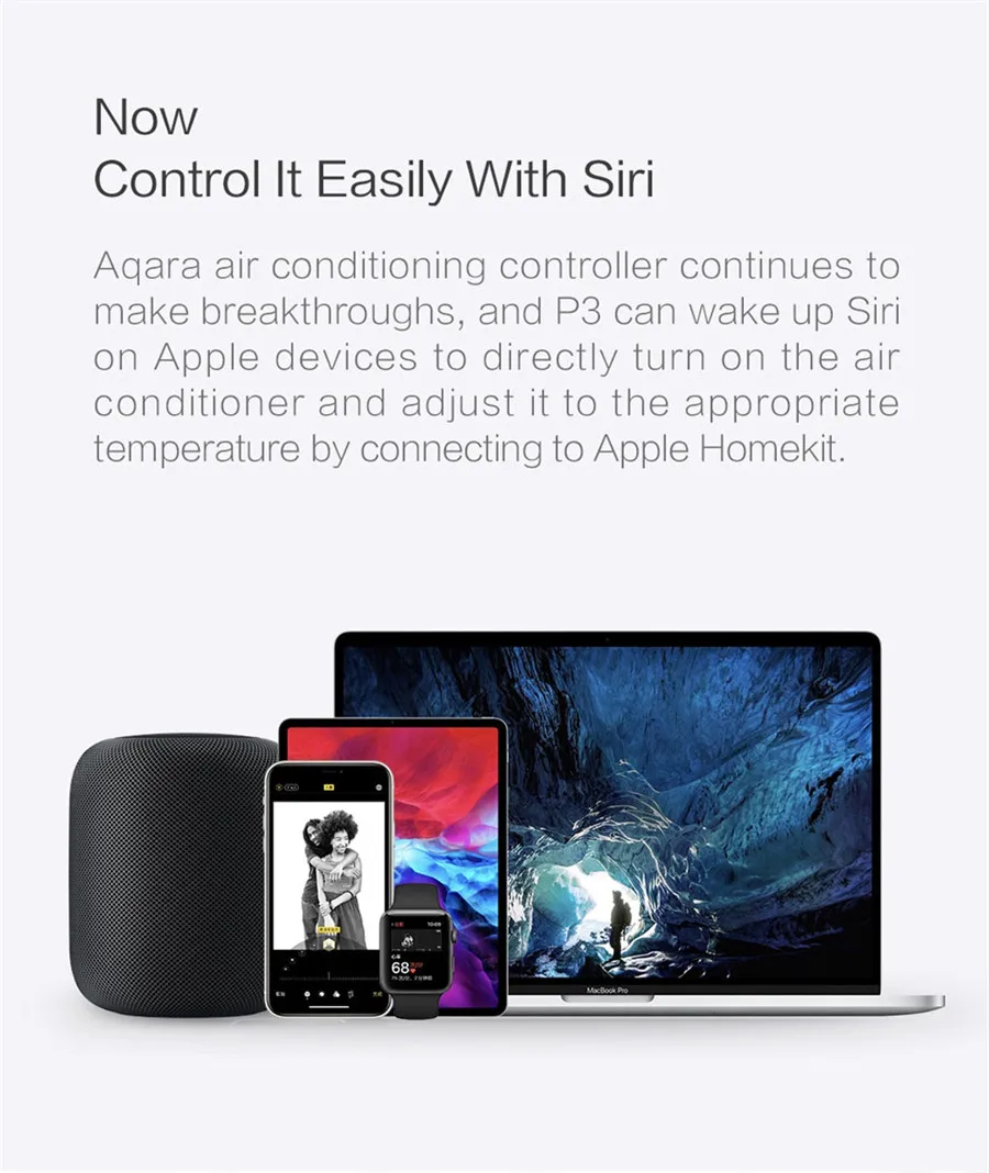 Xiaomi Aqara P3 Zigbee Apple Homekit Air Conditioning Controller Hub