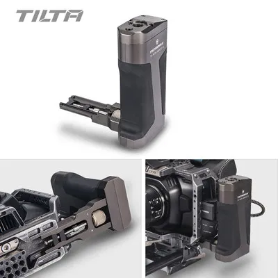 Черная Боковая ручка для клетки камеры Tilta BMPCC черный материал алюминиевый сплав
