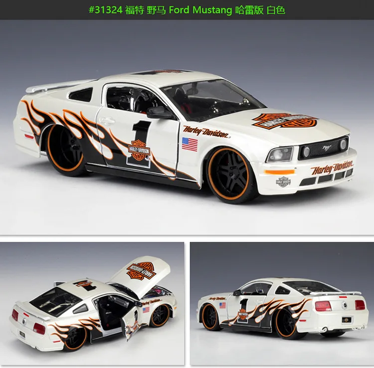 Maisto 1:24 модифицированный Ford Mustang Roadster Ford Mustang имитация сплава Модель автомобиля коллекция Подарочная игрушка