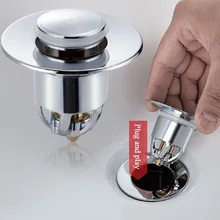 99% Universal Bounce Core Basin Pop-up Drain Filter Shower Sink Strainer Plug Hair Catcher Bath Stopper Kitchen Accessories