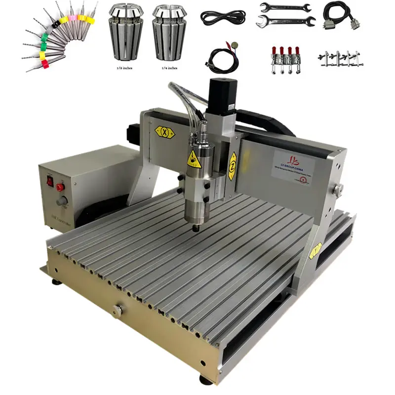 3D CNC Router 3040 Wood Carving Machine 1500W 4 Axis USB Metal Milling | Инструменты