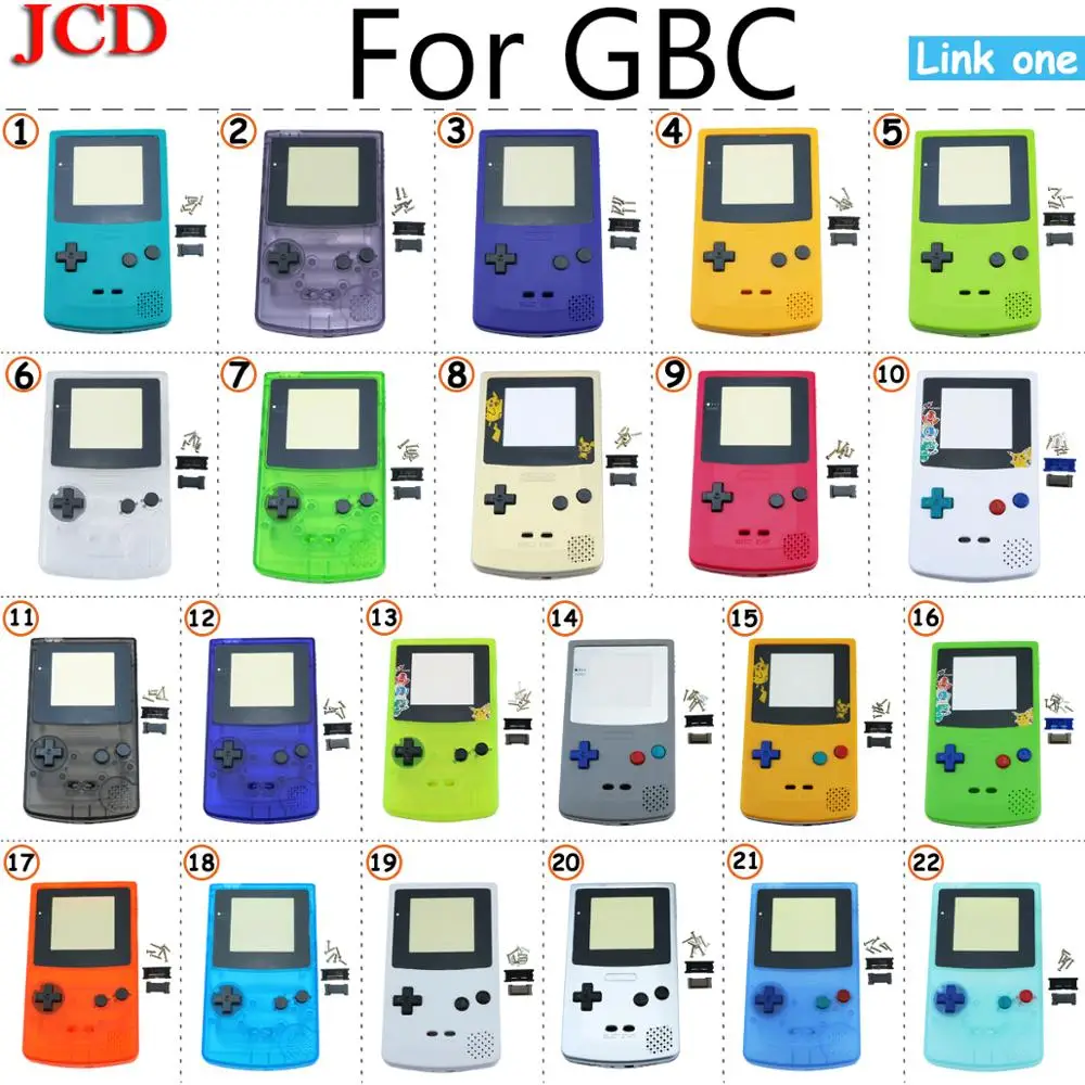 JCD полный корпус оболочка Крышка для nintendo на запчасти для Gameboy DIY игра футляр для GBC Ремонт Часть корпус оболочка Пакет