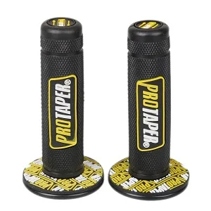 yellow 2 шт. Универсальный мотоцикл Ручка Бар часть мотоцикл руль для Protaper Honda Yamaha Мотокросс на KTM мото сцепление велосипед ямы - Цвет: yellow