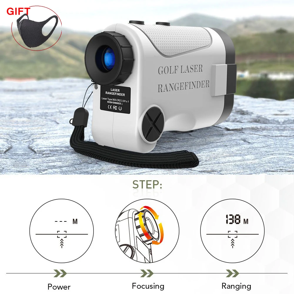 

Laser Rangefinder 800m Telescope High Precision Laser Rangefinder Automatic Flagpole Lock Correction Multifunctional Rangefinder