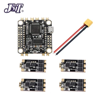 

JMT F4 Flight Controllor with 4pcs Razor32 V2 35A BLheli_32 3-6S ESC XT60 Connector Cable for DIY RC FPV Racing Drone Quadcopter
