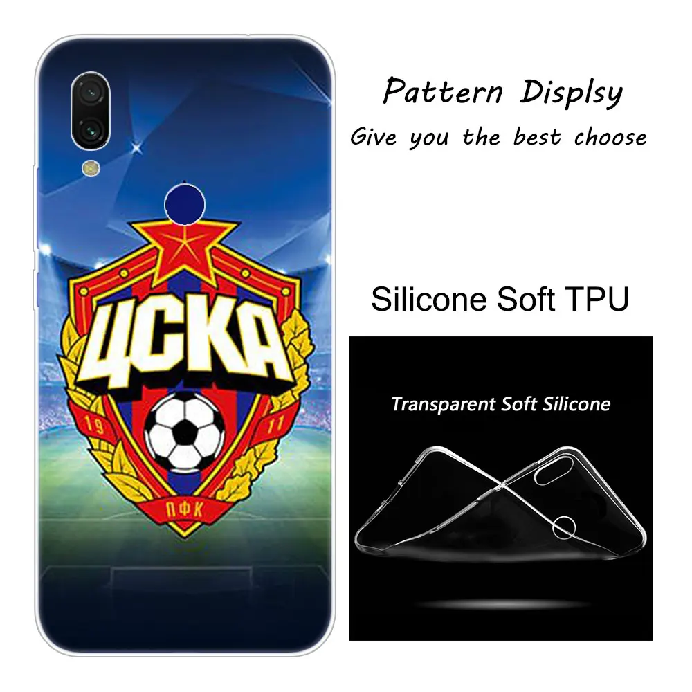 005 Лидер продаж PFC ЦСКА логотип мягкий силиконовый чехол для Xiaomi Redmi K20 Pro 8 8A 7 7A 6 6A 5 Plus S2 Note 8 iPhone 7 6 Plus 5 iPad Pro 4 4X крышка - Цвет: 005