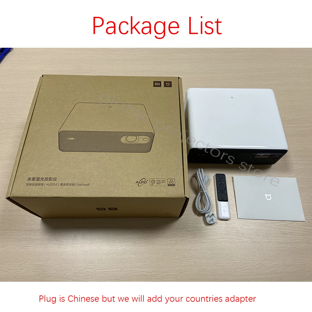 Xiaomi Mijia лазерный проектор 1080P Full HD 2400 ANSI люмен Android Wifi Bluetooth ALDP домашний кинотеатр светодиодный светильник Proyector 2+ 16GB