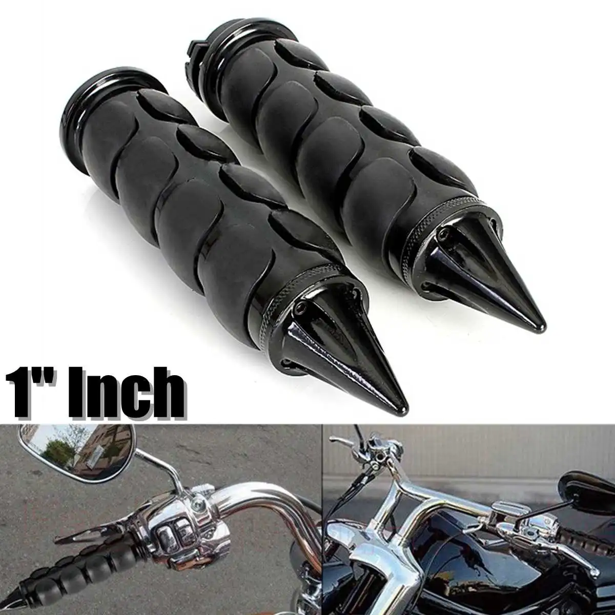 1 дюймов прочный Противоскользящий мотоциклетный руль рукоятка для Davidson FXDB Street Bob 1996-2013