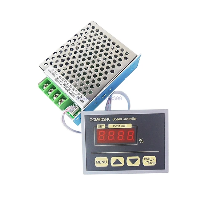 

A5-- Soft Start 12-80V PWM DC Motor Speed Controller Governor with Digital Display Panel 30A Speed Regulator