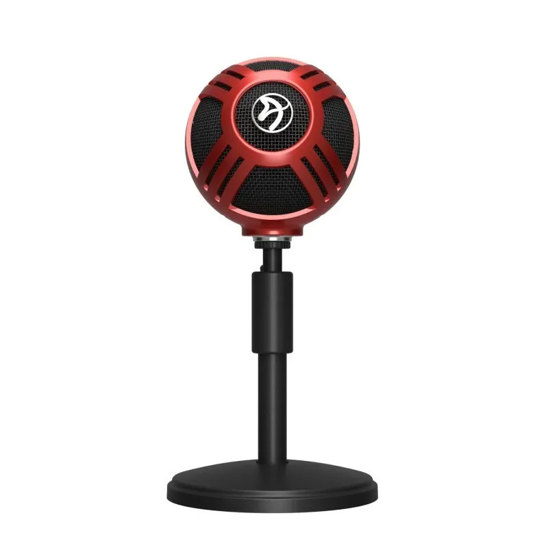 Микрофон для стримеров Arozzi Sfera Microphone- White - Цвет: Красный