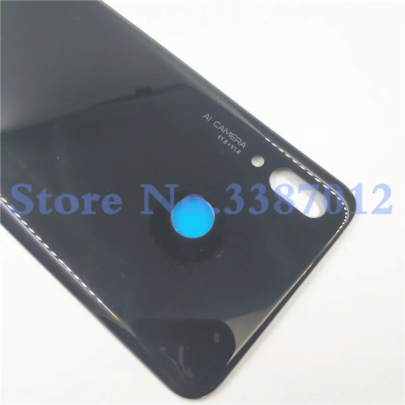 6,3 дюймов для huawei Nova 3 Nova3 стекло задняя крышка батарейного отсека Дверь Корпус задняя часть+ клейкая наклейка