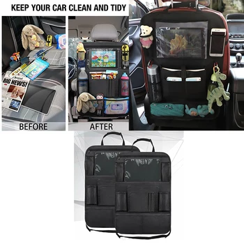 

1Pcs Car Back Seat Organiser Travel Storage Bag Organizer iPad Pocket Holder