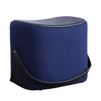 

Northern Europe Fabric Art Sofa Stool The Shoe Store Shoes Stool A Living Room Foot Stool Household Solid Wood Small Low Stool