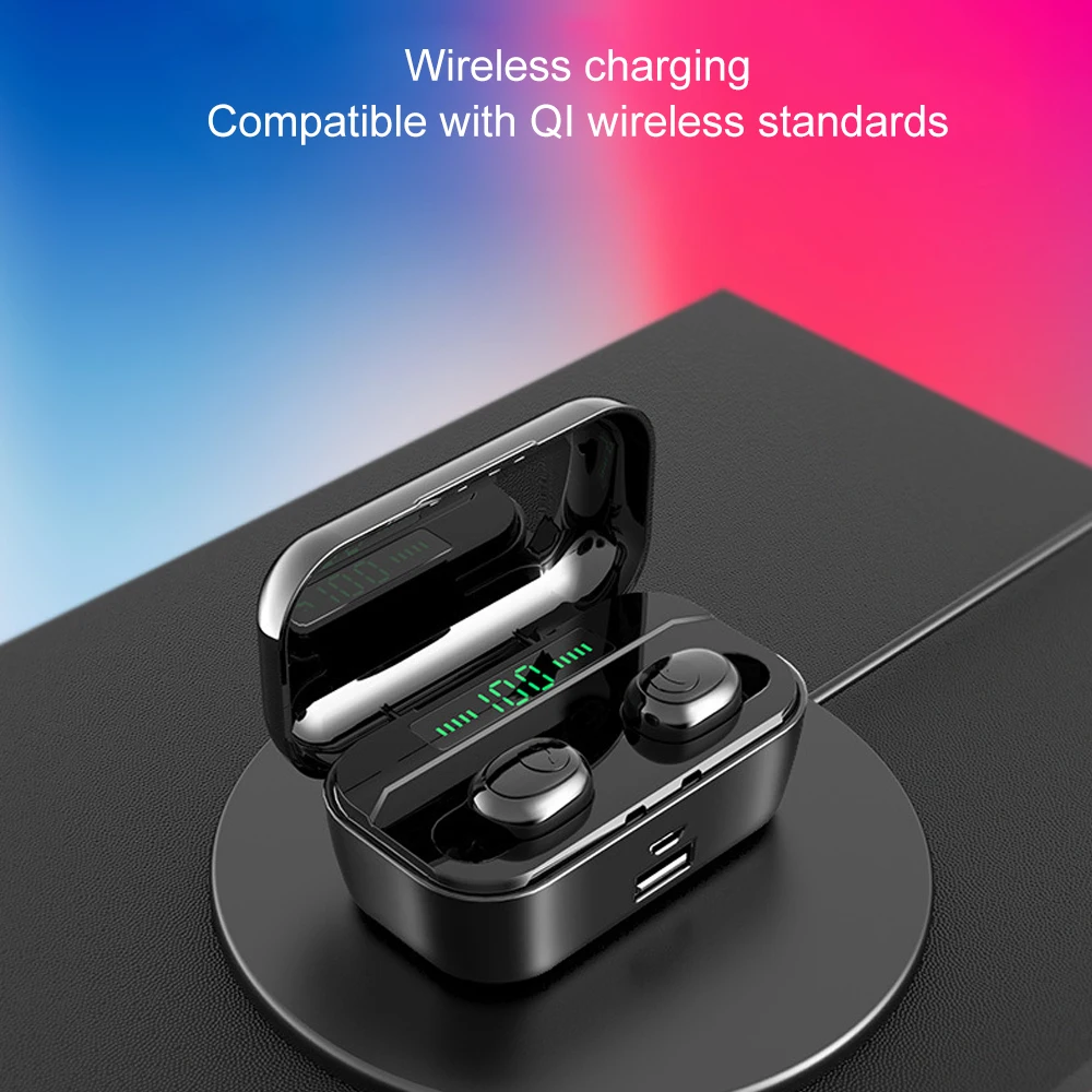 Новейшие bluetooth-наушники 8D стерео Спортивные Беспроводные наушники гарнитура Мини TWS наушники водонепроницаемые наушники с мощностью 3500 мАч