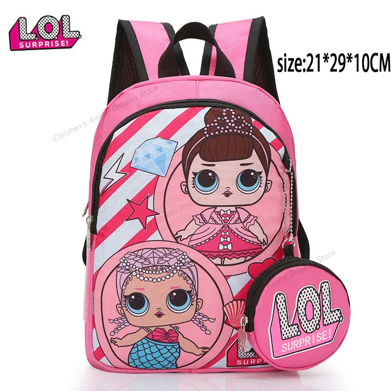 LOL Dolls SURPRISE 3d Bag Cartoon Print Cute Anime Kids Backpack Kindergarten Children's School Plecak |
