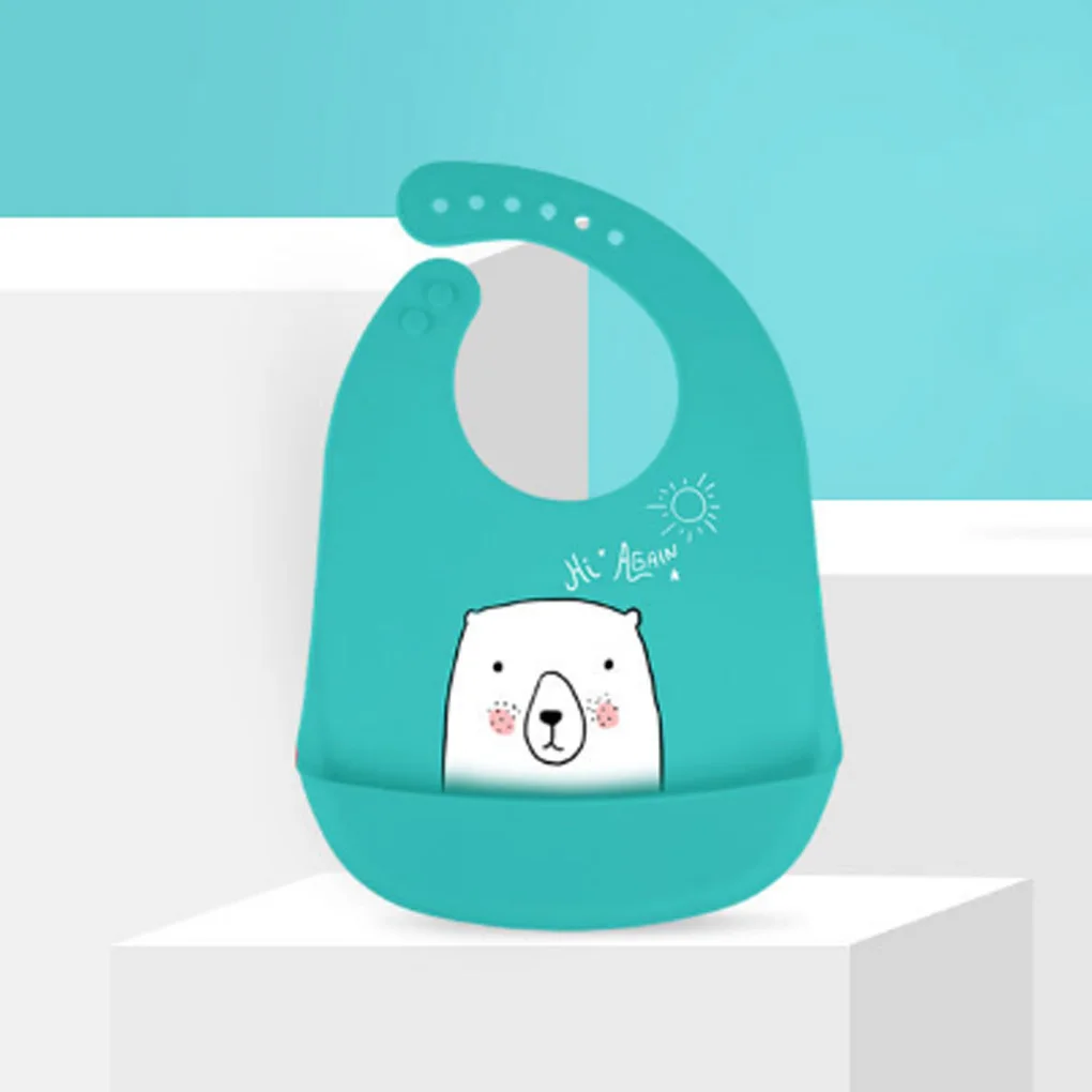 Силиконовые нагрудники для младенцев с героями мультфильмов; Мягкие Водонепроницаемые нагрудники для кормления; тканевый фартук для малышей с защитой от капель