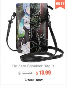 Re Zero сумка Ram And Rem сумки с верхней ручкой широкий школьный кожаный сумка трендовая женская с подростковым узором женские сумки