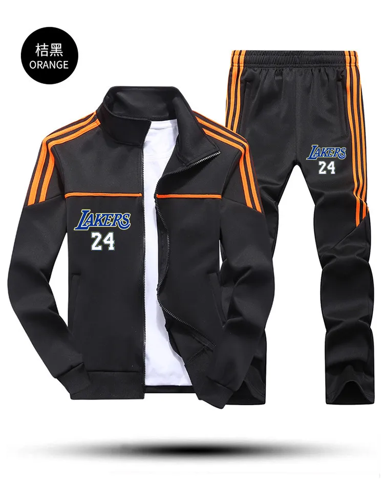 

Spring Men Tracksuits Solid Color Sportswear Autumn Men's Sets Jacket + Pants Casual Tracksuit Male Gyms Sweatshirt 2 Piece Set