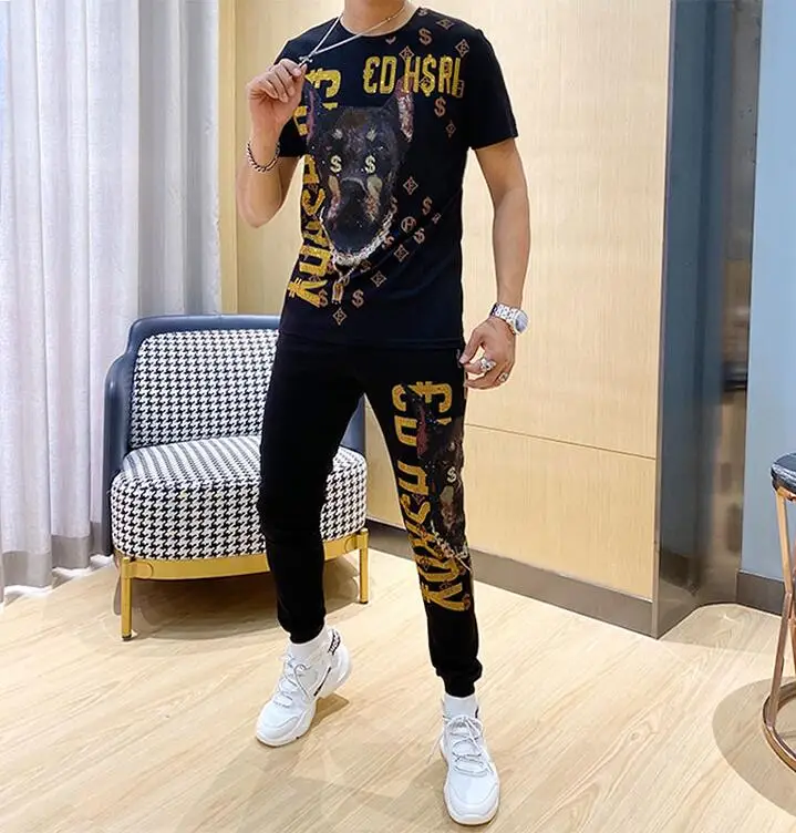 

2020 new designer tracksuit hot Diamond suit two pieces