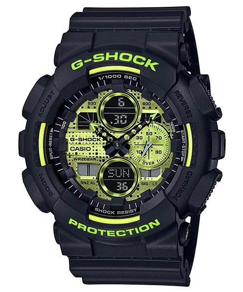 Японские наручные часы Casio G-SHOCK GA-140DC-1A | Наручные