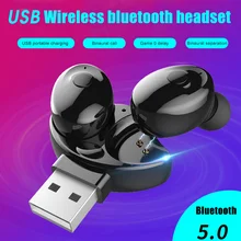Bluetooth 5 0 Earbuds TWS Wireless Earphones Waterproof IPX5 Mini Stereo Headset VDX99