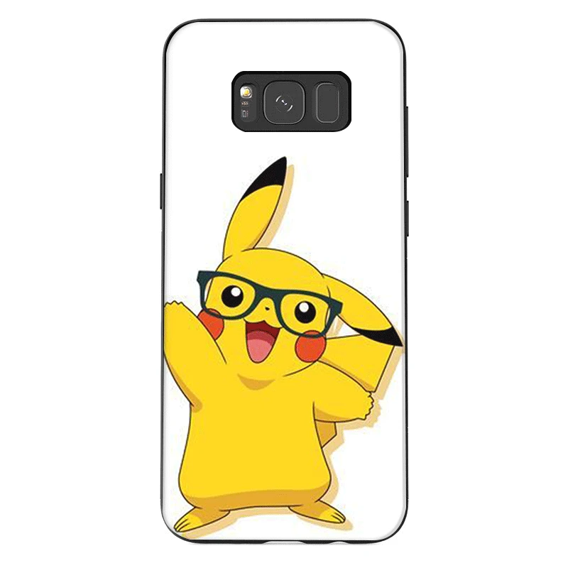 B7 Чехол для телефона для samsung J6 A70 A60 A50 A40 A20 A30 A10 A7 A6 A5 A3 A8 A9 крышка Пикачу - Цвет: B7