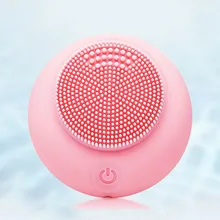 Usb зарядка щетка для чистки лица мини электрическая Массажная щетка стиральная машина Водонепроницаемые силиконовые очищающие инструменты 40#1022