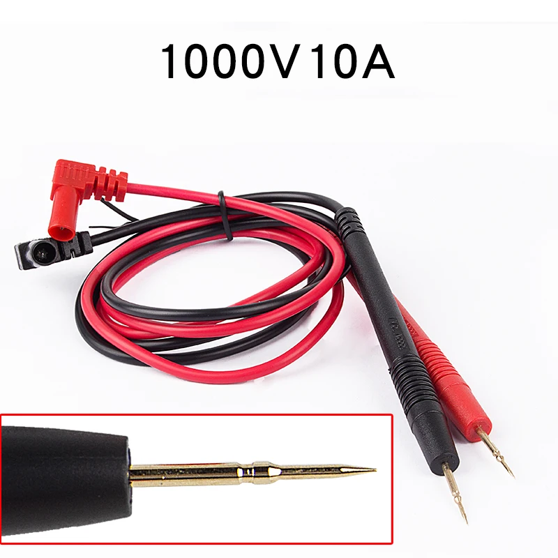 20/10 пар Наконечник иглы зонд 1000V 10A для универсального цифрового мультиметра тестовый мультиметр направляющий штифт провод ручка кабель 80 см