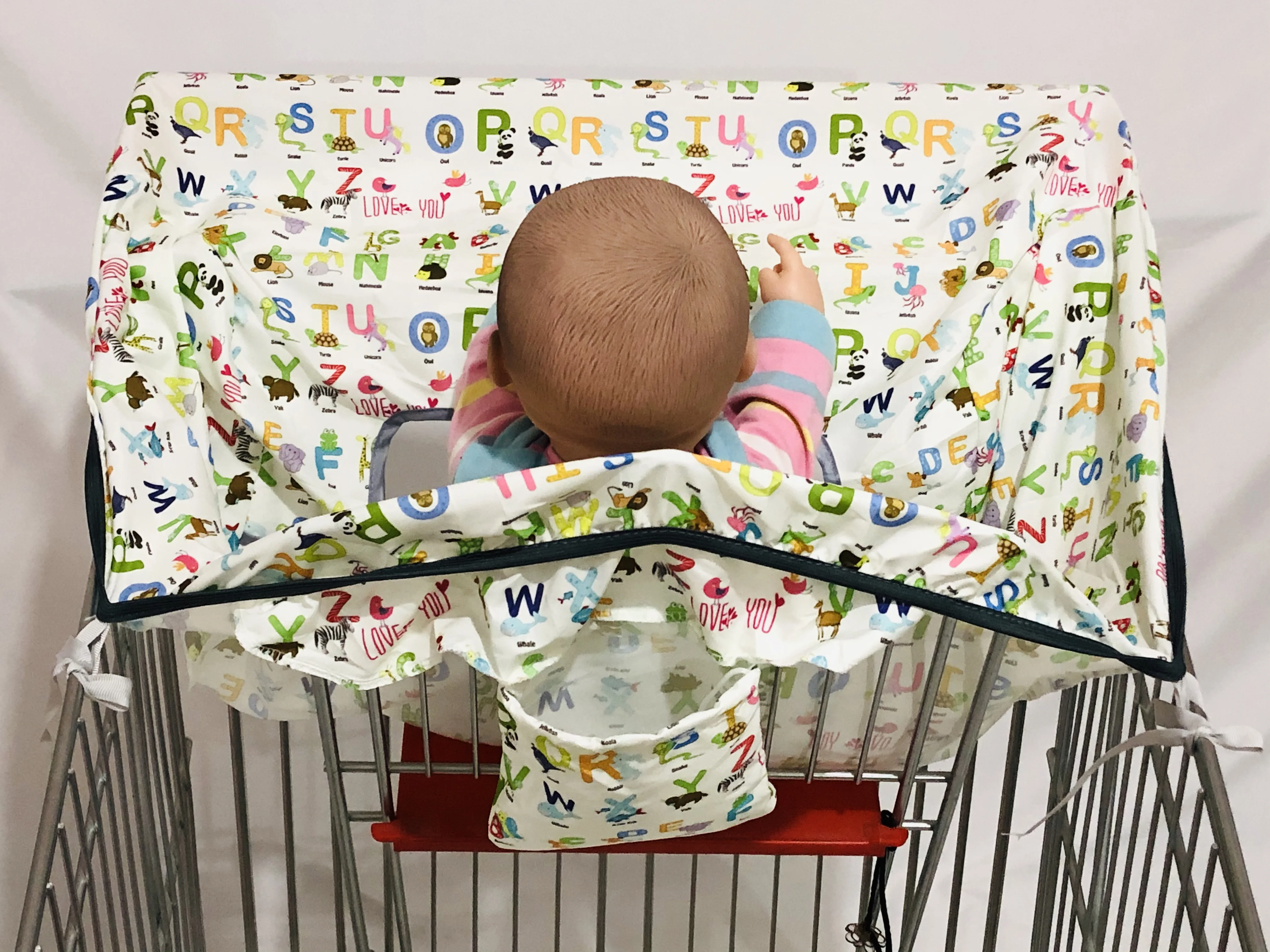 

Thickness Plus Infant supermarket shopping cart cover/Grocery cart Mat/Highchair cover/Kids Trolley Mat