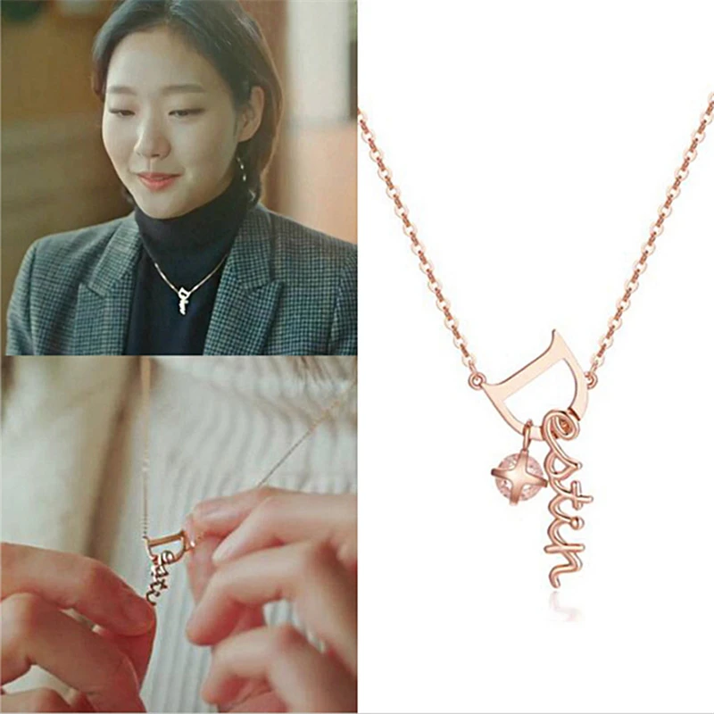 

Goblin: The Lonely and Great God Korean Pendant Necklace Cat Fashion Cute S925 Silver Cosplay Christmas New Year Gift Necklace