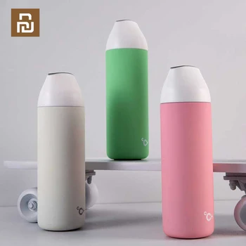 

YOUPIN Smart Vacuum Insulation Bottle Kiss Kiss Fish Vacuum Flasks Thermoses OLED Temperature Display Thermos Travel Mug