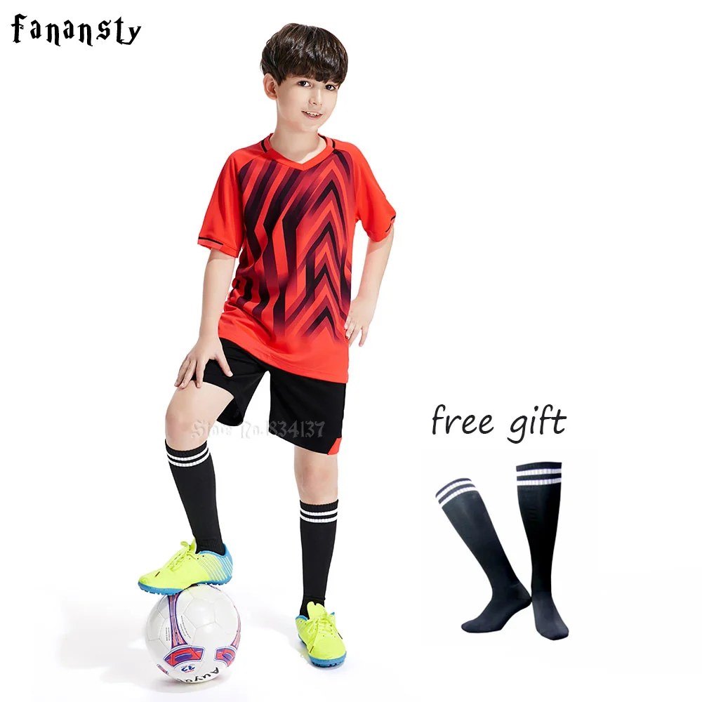 Futbol, тренировочная форма, спортивная одежда, футбольные майки, спортивный костюм для детей, настраиваемая Футбольная форма, молодежный футбольный комплект, пустой