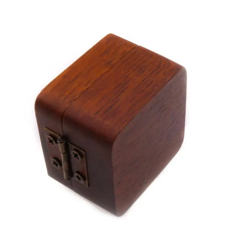 Деревянный медиатор коробка для хранения изысканный коричневый удобный прием акустическая электрическая медиатор s Чехол Органайзер