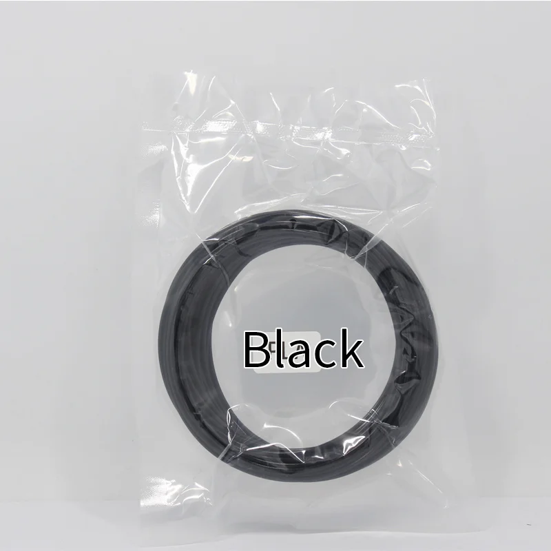 Black Пластик для 3D ручки 10 метров PlA 1,75 мм 3d Принтер Нити печатные материалы экструдер аксессуары Запчасти прозрачный белый дерево - Цвет: Black