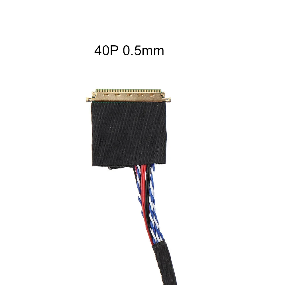 Universal 1Ch 8Bit 40Pins 0.5mm I-PEX20453 IPEX 20455 Notebook LED LCD LVDS Screen Cable for LCD DIY Modified display lvds cable adapter kit