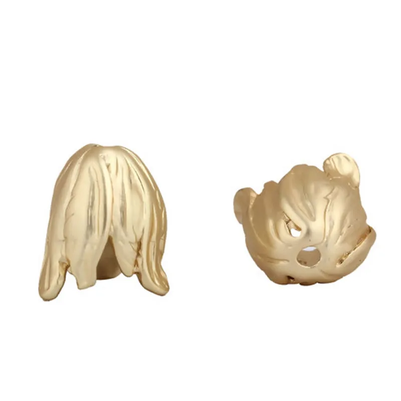 DoreenBeads цинковый сплав бохо шик кисти в этническом стиле бусины в форме чашек конус матовая Золотая филигрань для самодельных ювелирных изделий Подвески, 3 шт